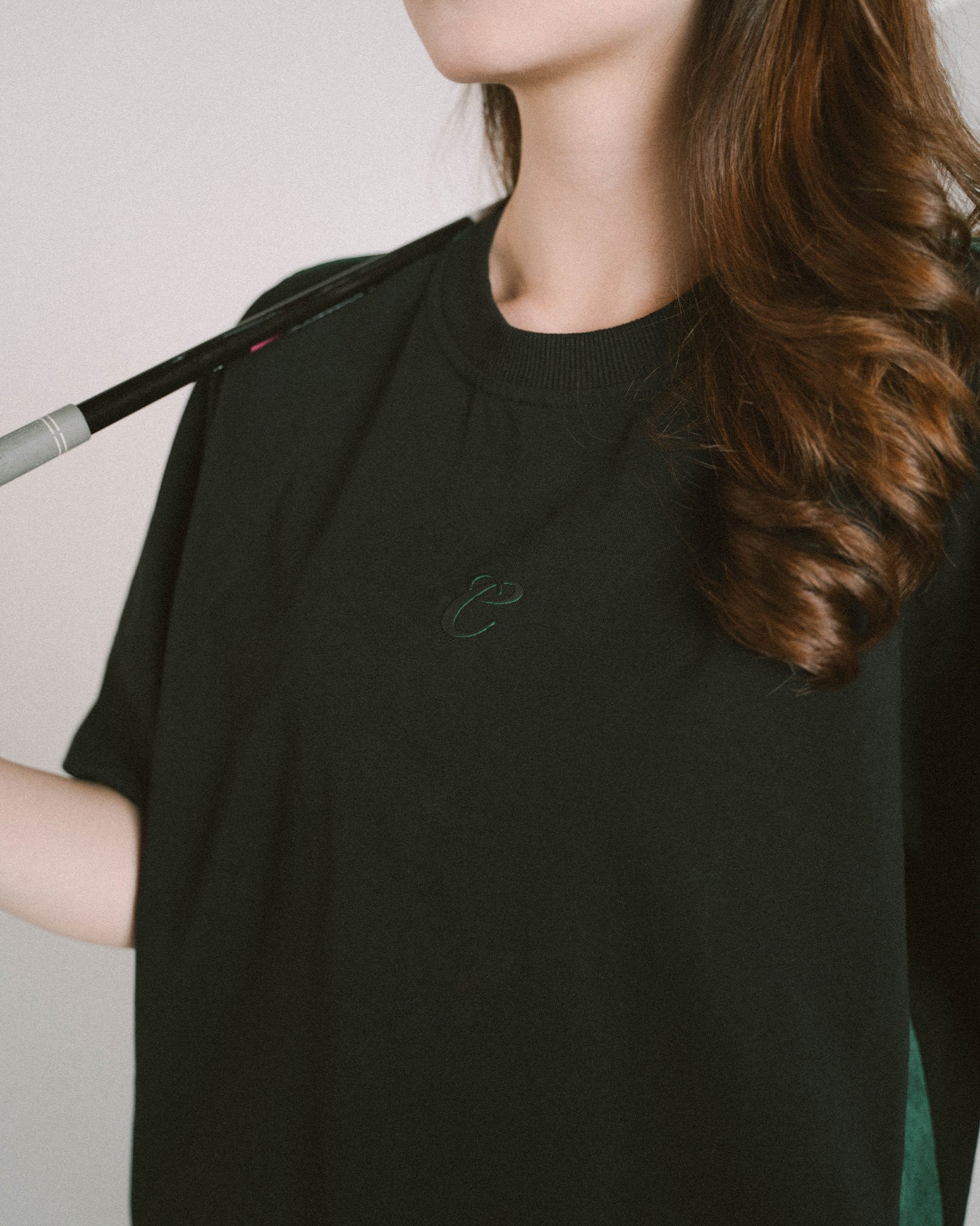 Champion Crest Club Logo Tee (Black/Green)