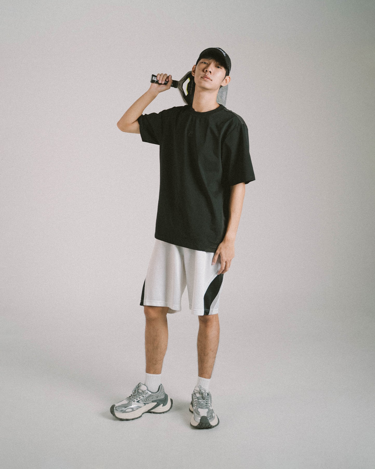 Champion Crest Club Logo Tee (Black/Gray)